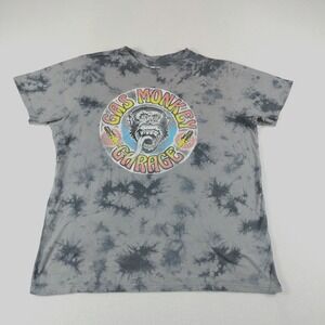 Gas Monkey T Shirt Mens XL Black Gas Monkey Garage Graphic Tie Dye Short‎ Sleeve